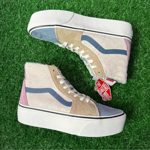 Vans Sk8 Hi Tapered Pastel Sherpa - Picture 6 of 9